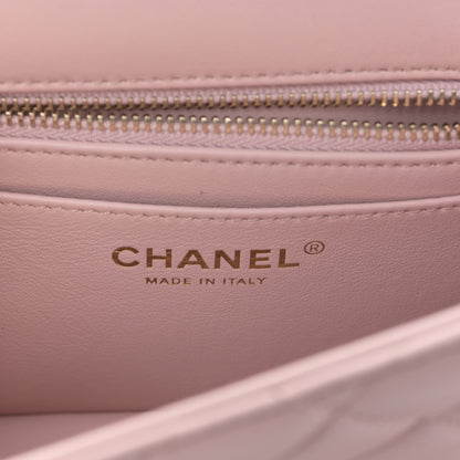 Chanel Lambskin Quilted Mini Sweet Camellia Flap Light Pink 6 of 10