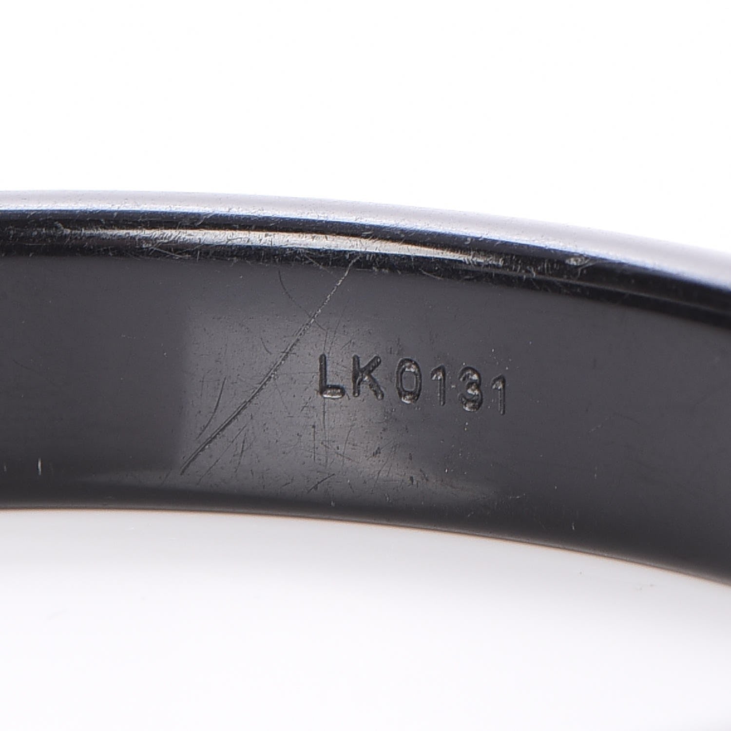 Louis Vuitton Resin Swarovski Medium Inclusion Bracelet PM Black 4 of 4