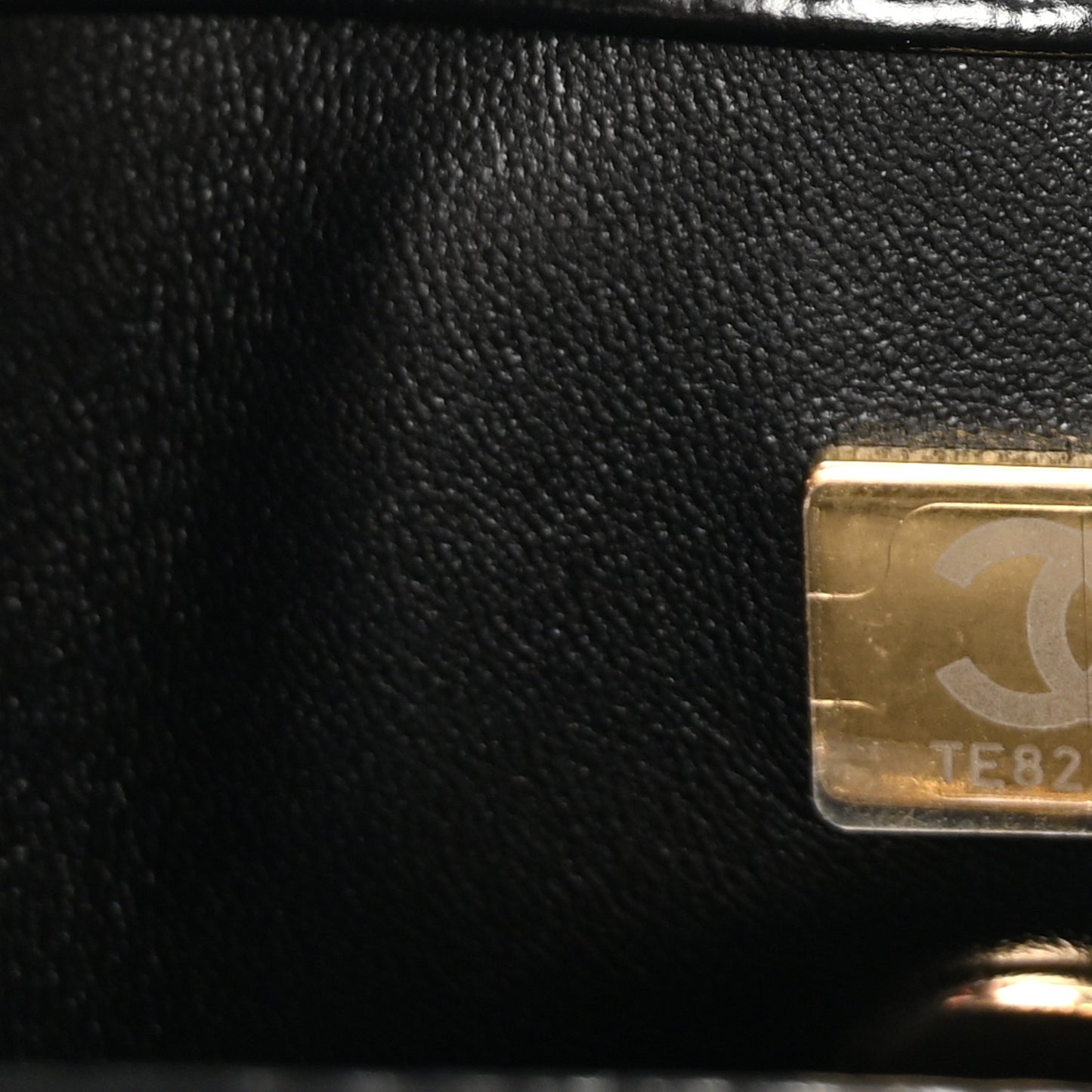 Shiny Lambskin Quilted Coco Trip Flap Bag Black