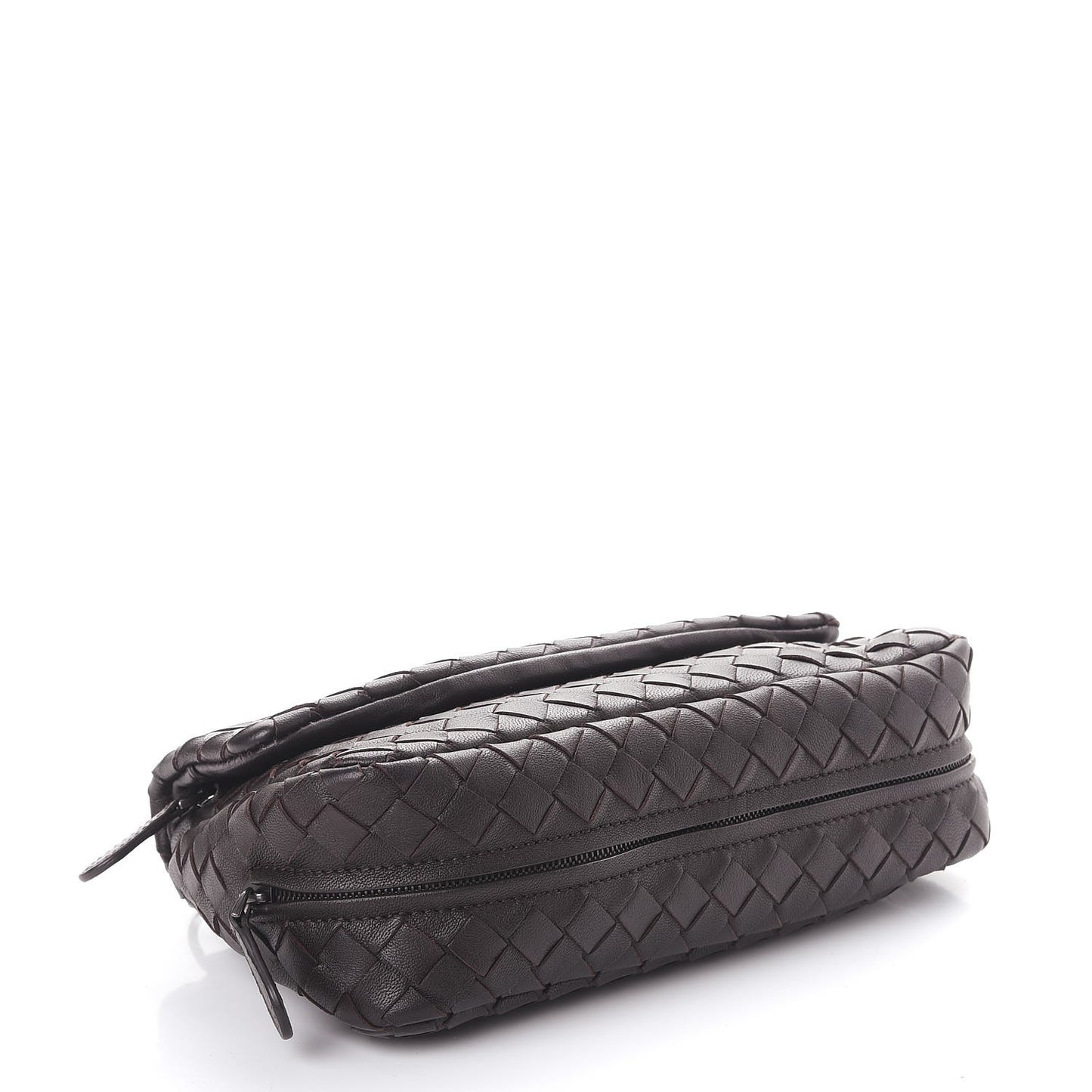 Nappa Intrecciato Mini Messenger Bag Espresso