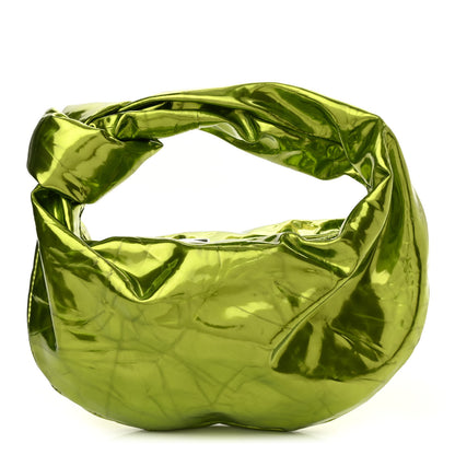Bottega Veneta Metallic Crushed Calfskin Mini Jodie Chlorophyll 1 of 9