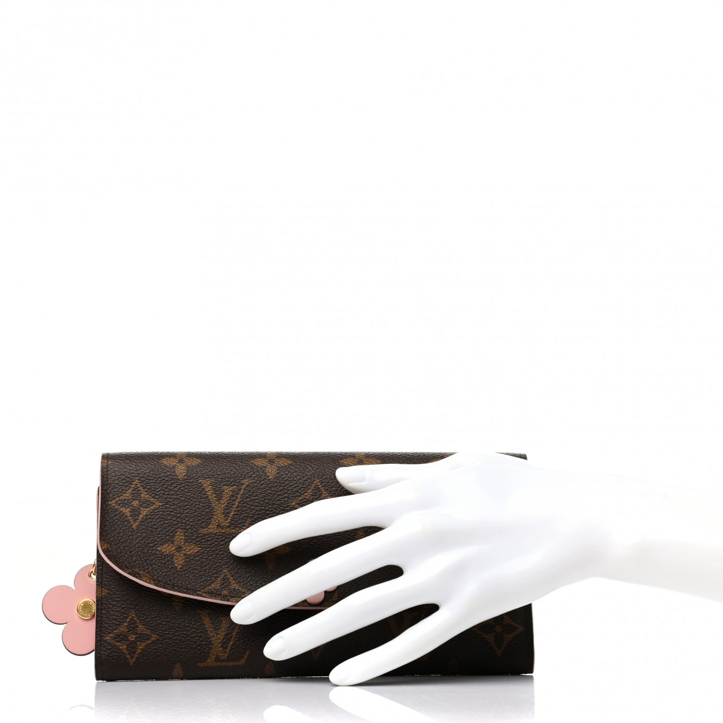 Monogram Bloom Flower Emilie Wallet Fuchsia