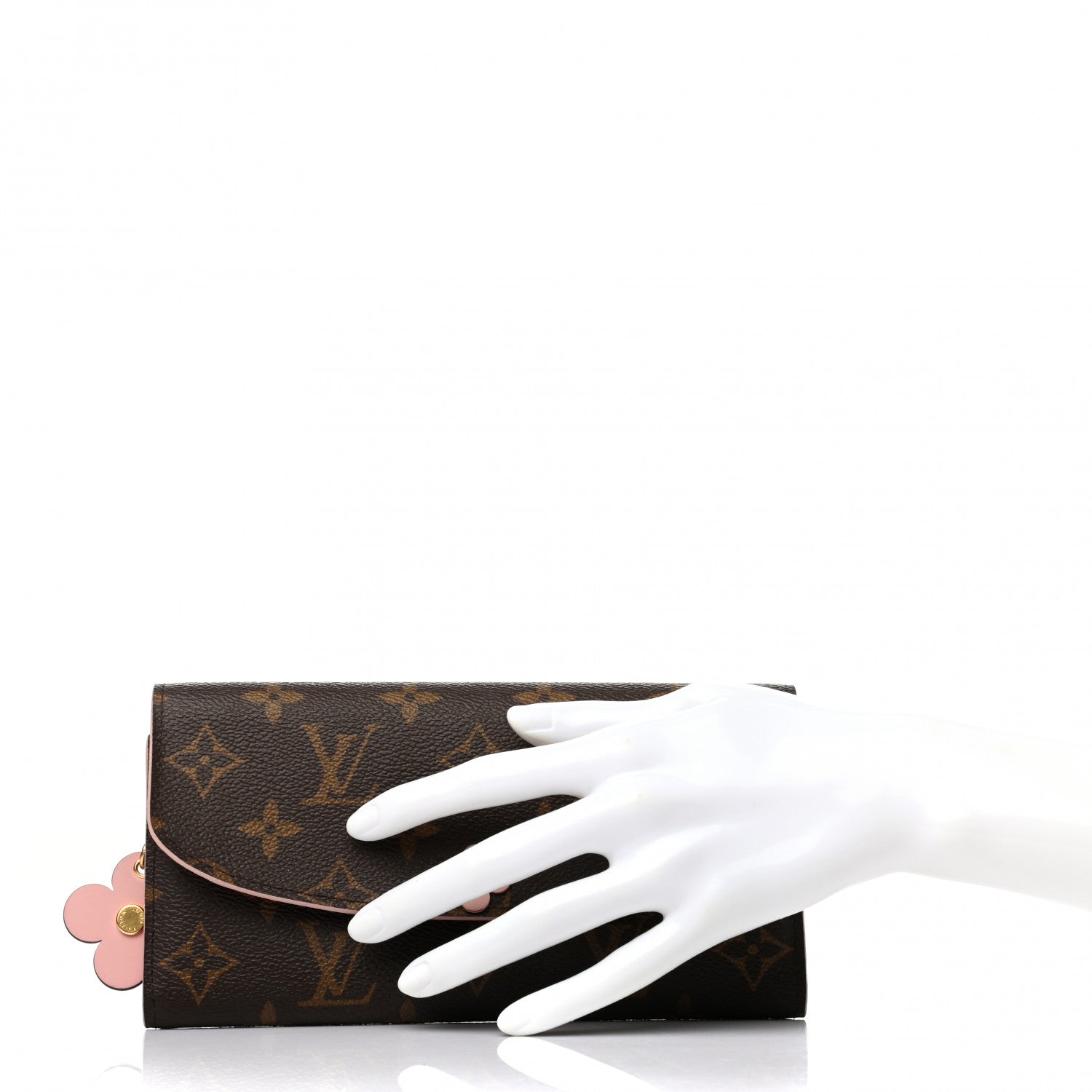 Louis Vuitton Monogram Bloom Flower Emilie Wallet Fuchsia 2 of 7