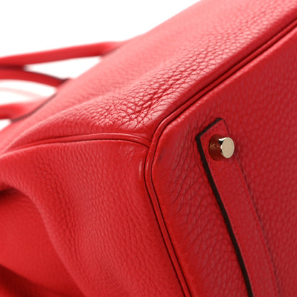 Hermes Togo Birkin 35 Rouge Casaque 36 of 41