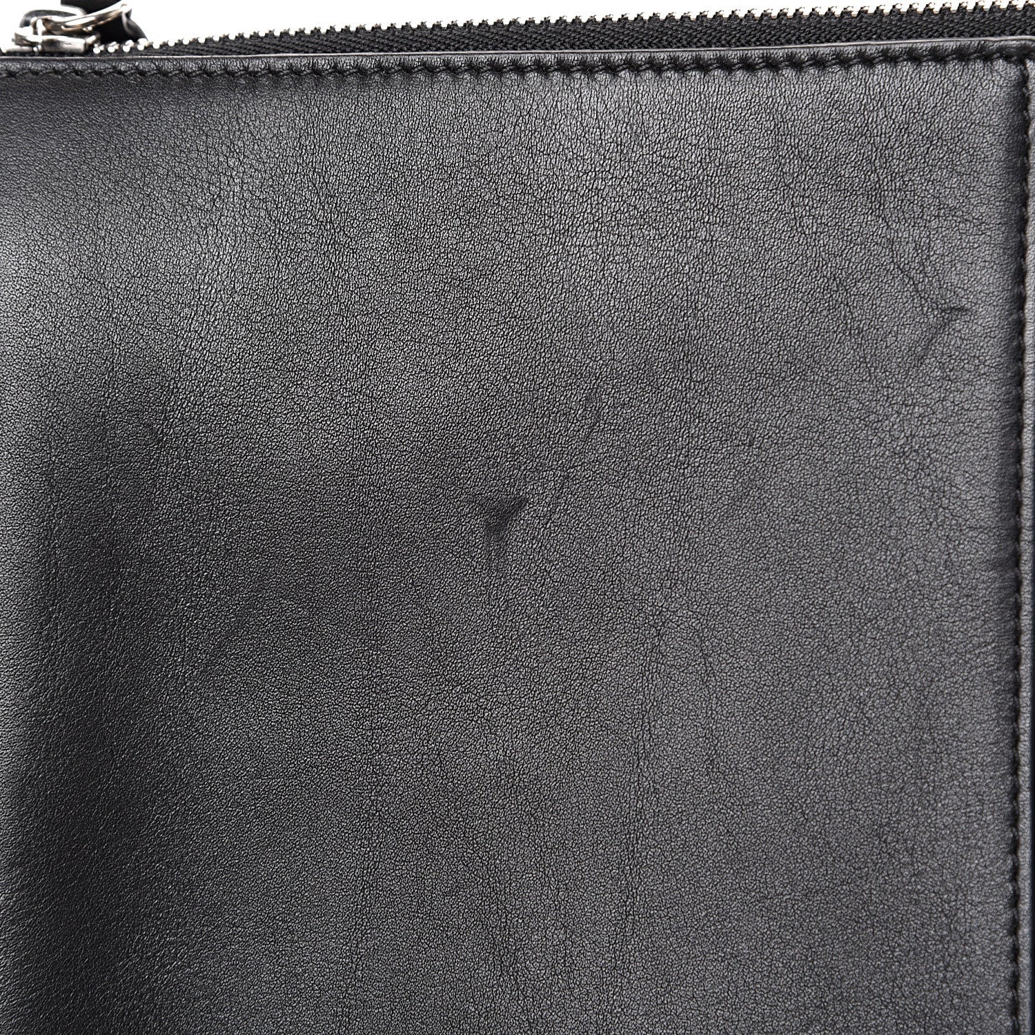 Celine Supple Natural Calfskin Tri-Fold Clutch Black 11 of 13