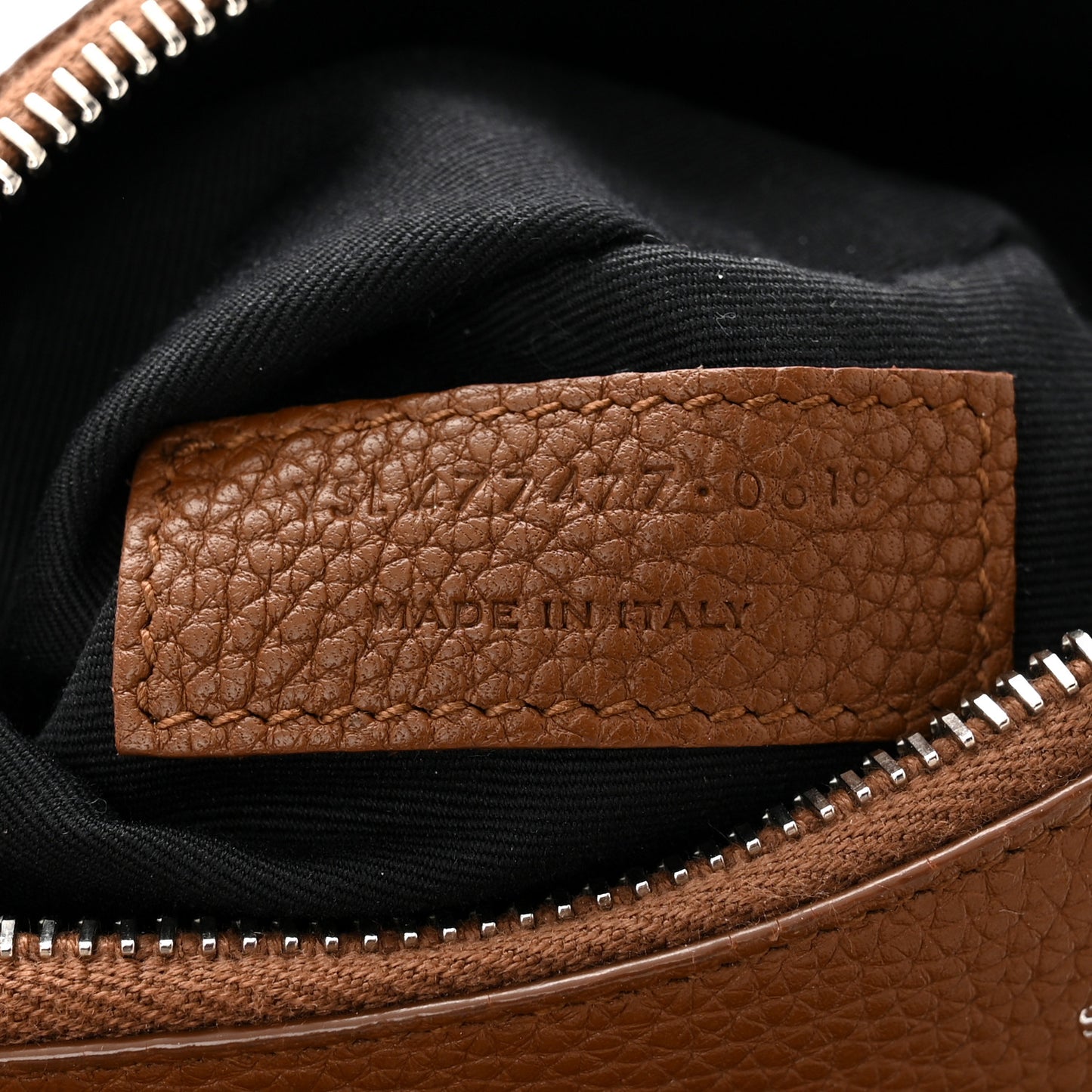 Grained Calfskin Baby Supple Sac De Jour Camel Brilliant