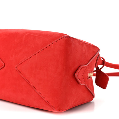 Alaia Suede Mini Le Bouledogue Bag Red 9 of 13