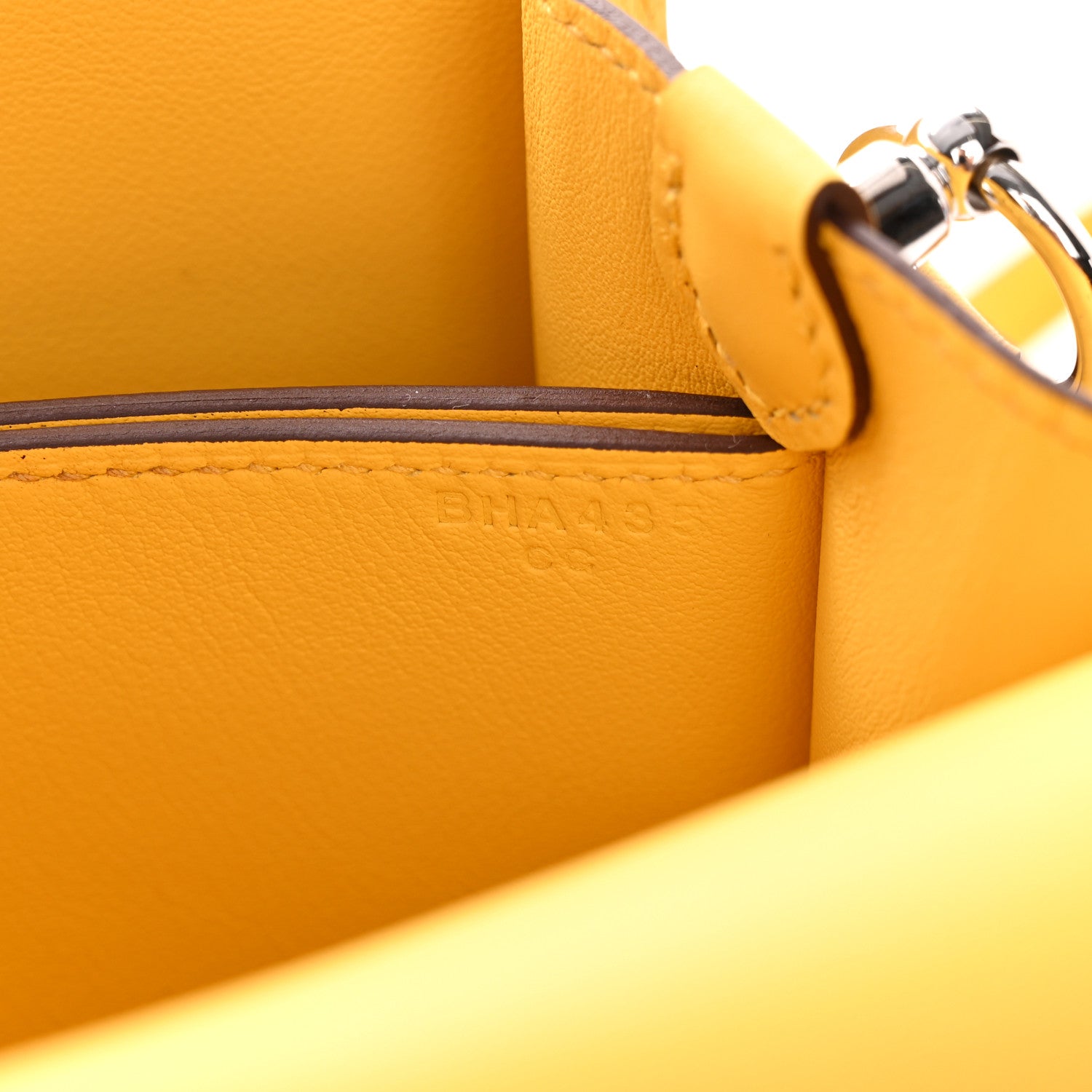Hermes Mini Sac Roulis Jaune De Naples 7 of 12