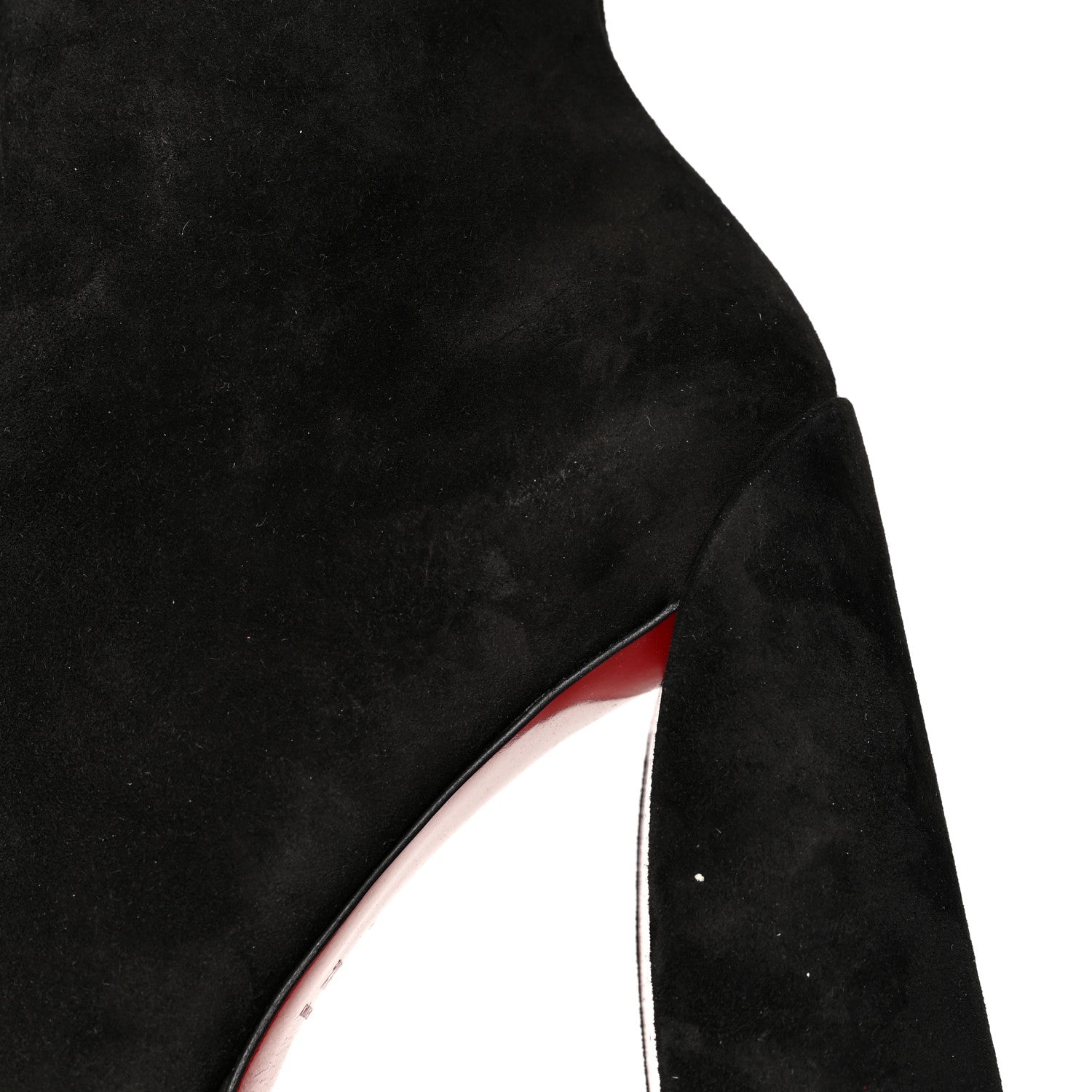 Christian Louboutin Veau Velours Movidastic 130 Platform Boots 38.5 Black 8 of 8