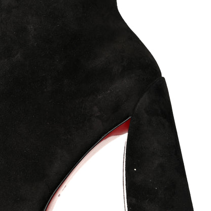 Christian Louboutin Veau Velours Movidastic 130 Platform Boots 38.5 Black 8 of 8