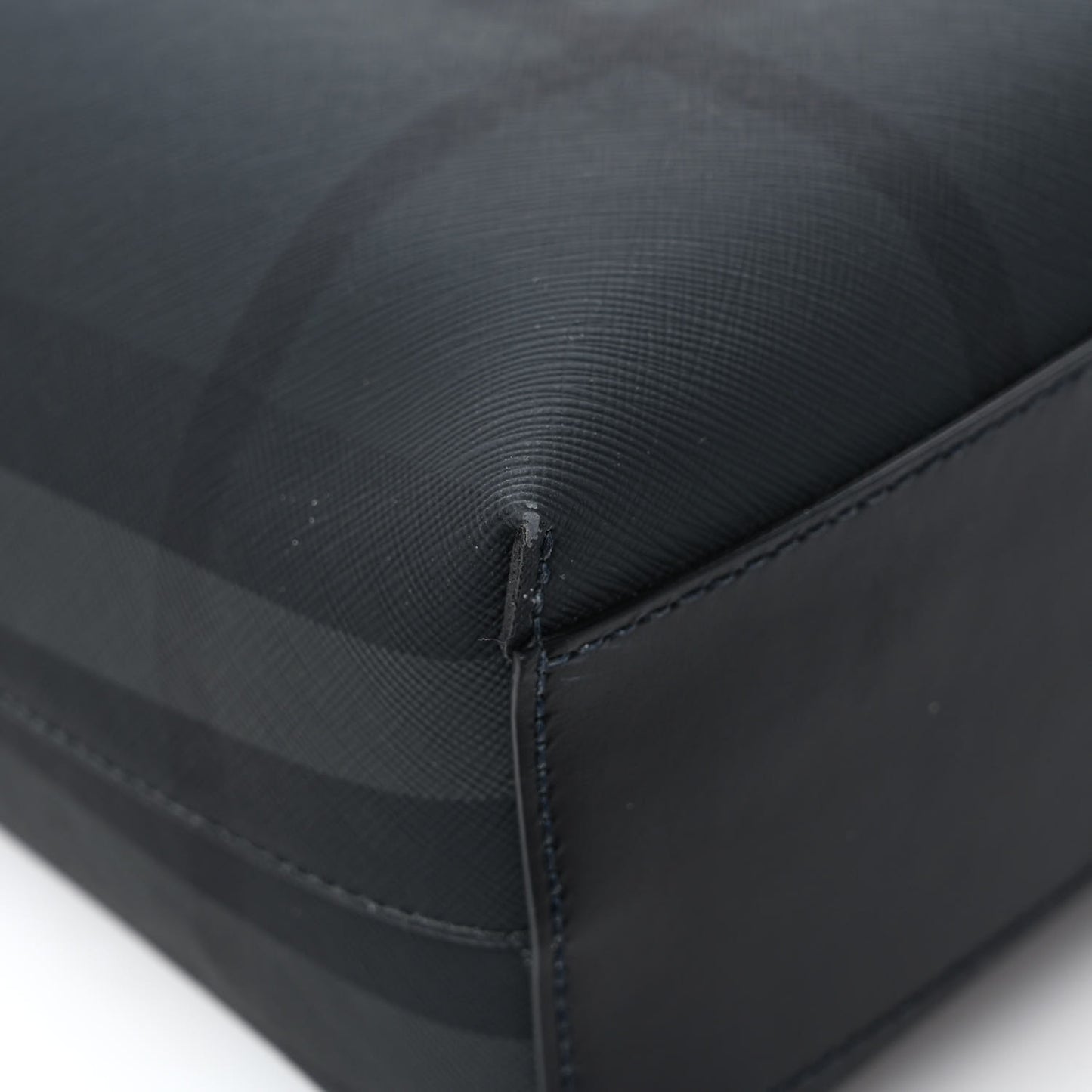 E-Canvas Check Stirling Tote Charcoal