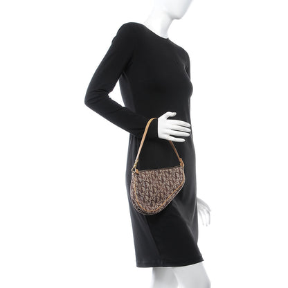 Christian Dior Monogram Mini Saddle Pochette Brown 2 of 9