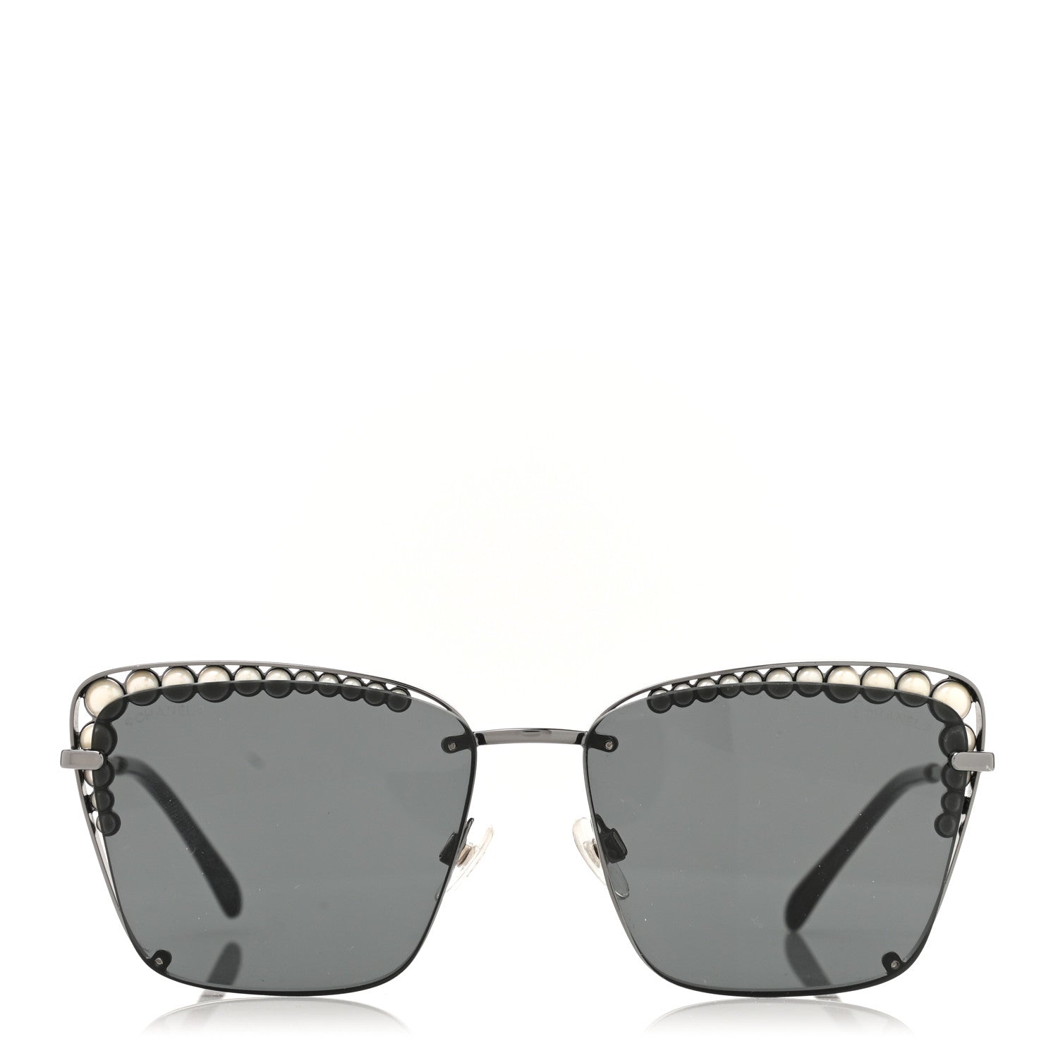 Chanel Pearl Square Sunglasses 4235-H Black 2 of 8