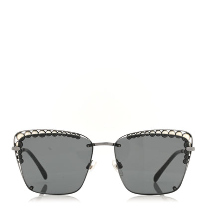 Chanel Pearl Square Sunglasses 4235-H Black 2 of 8