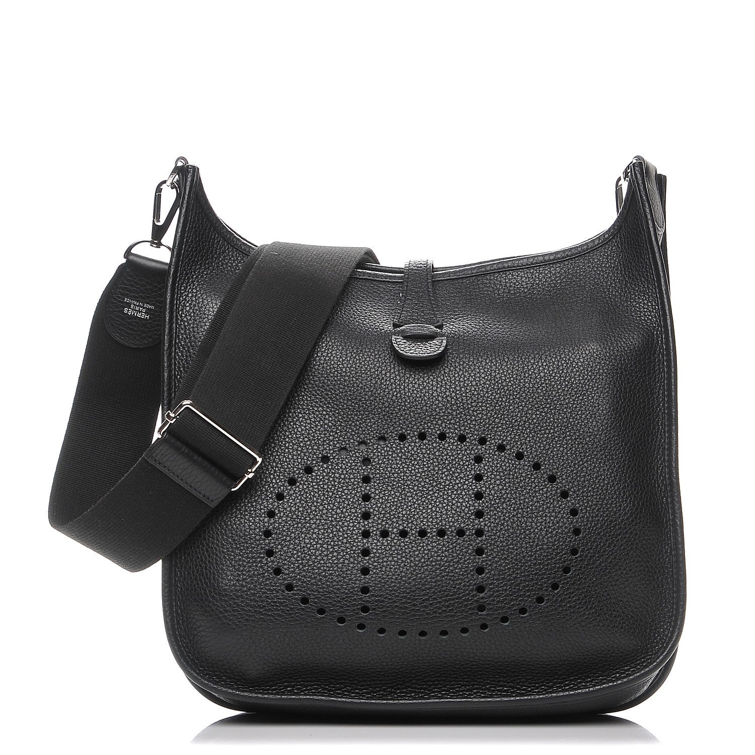 Hermes Taurillon Clemence Evelyne III PM Black 1 of 8