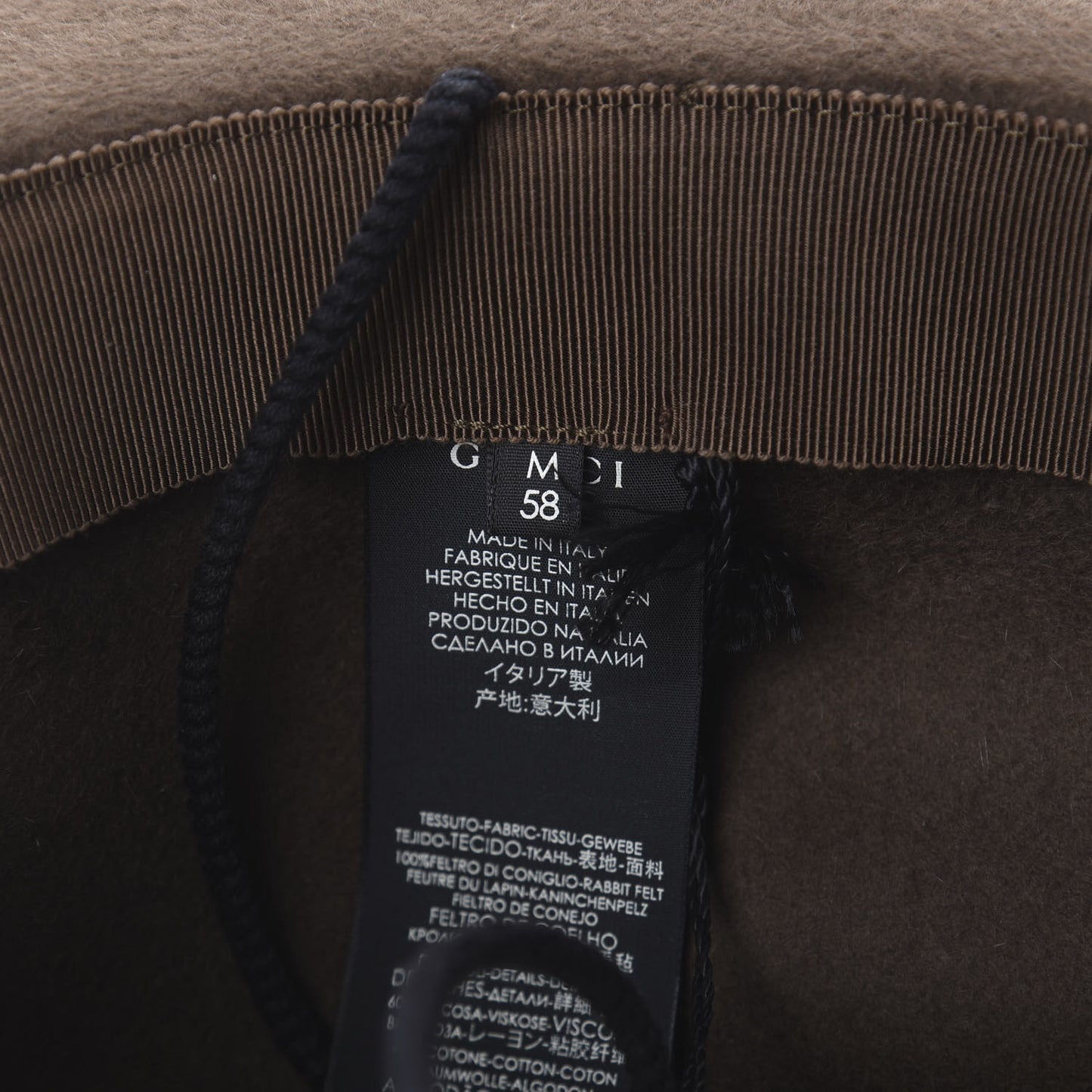 Felt Sereno Hat M 58 Brown