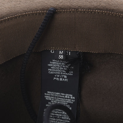 Gucci Felt Sereno Hat M 58 Brown 5 of 5