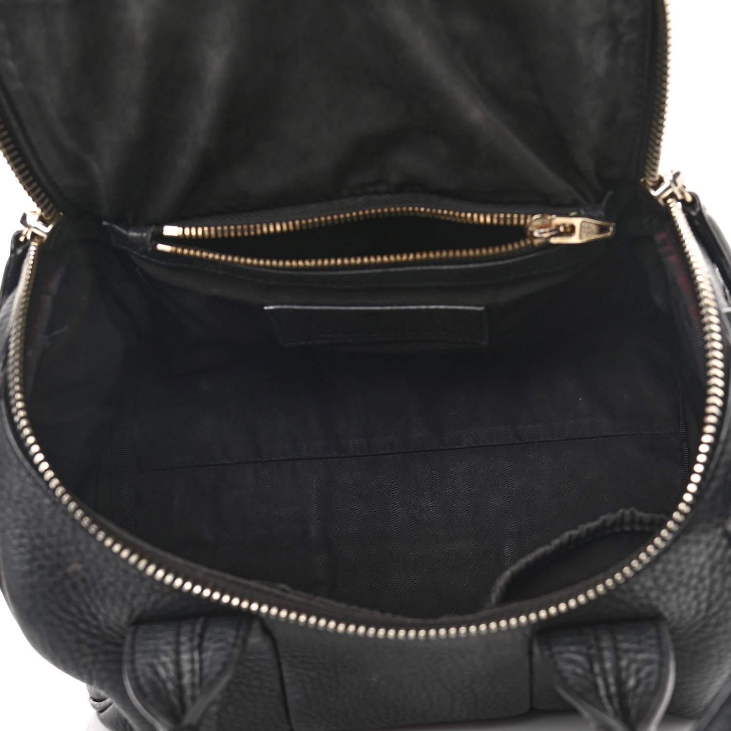 Alexander Wang Pebbled Lambskin Mini Rockie Black Gold Hardware 7 of 17