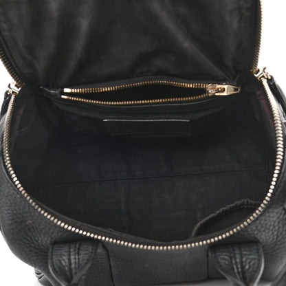 Alexander Wang Pebbled Lambskin Mini Rockie Black Gold Hardware 7 of 17