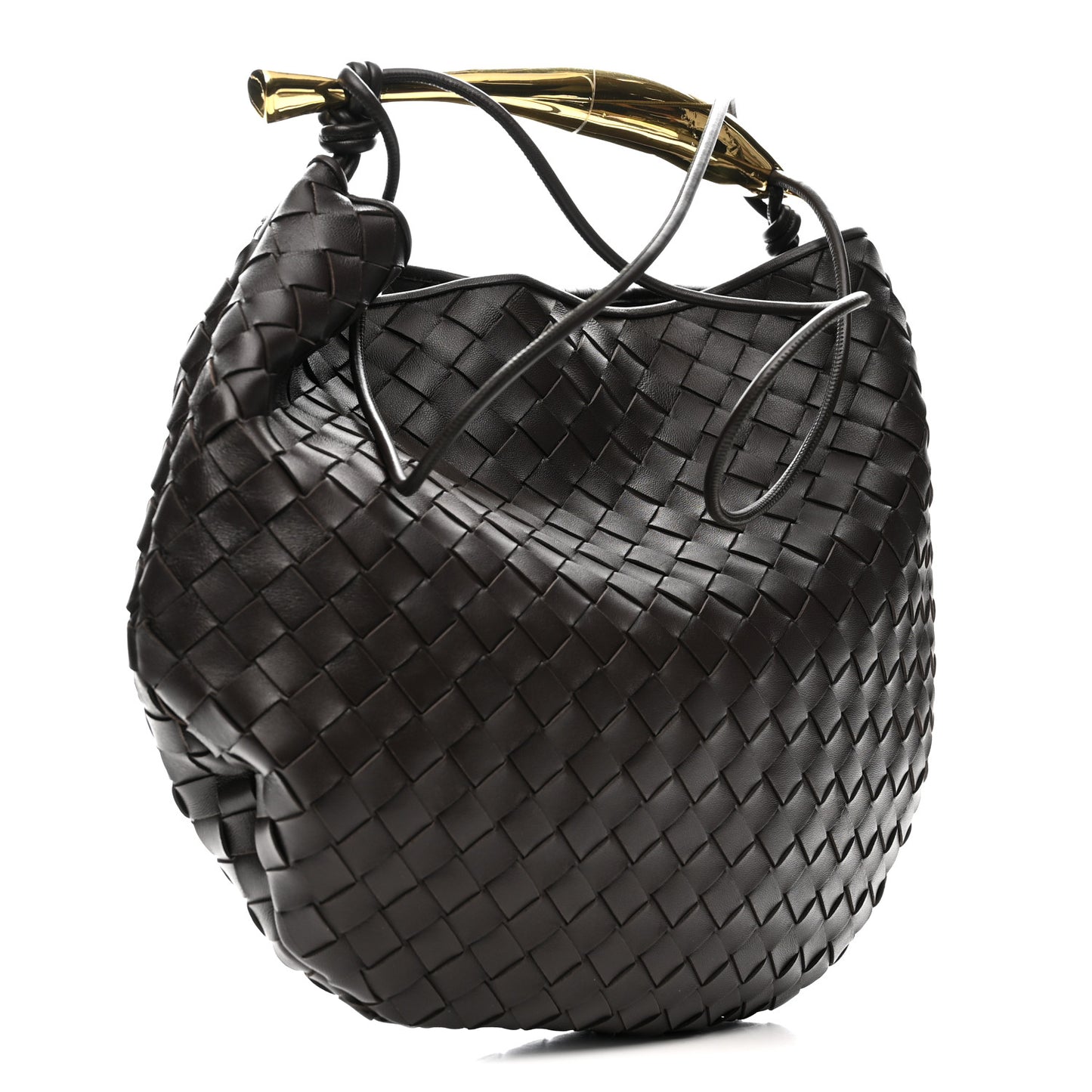 Nappa Intrecciato Medium Sardine Bag Fondant