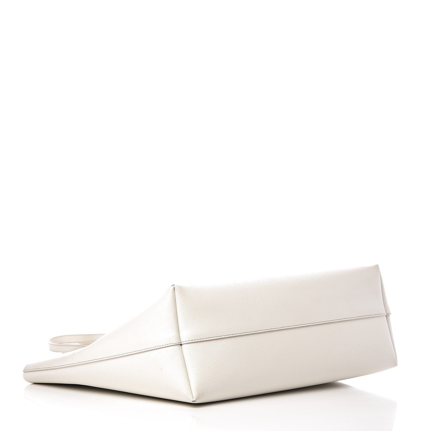 Tom Ford Grained Calfskin Small T Tote White 4 of 14