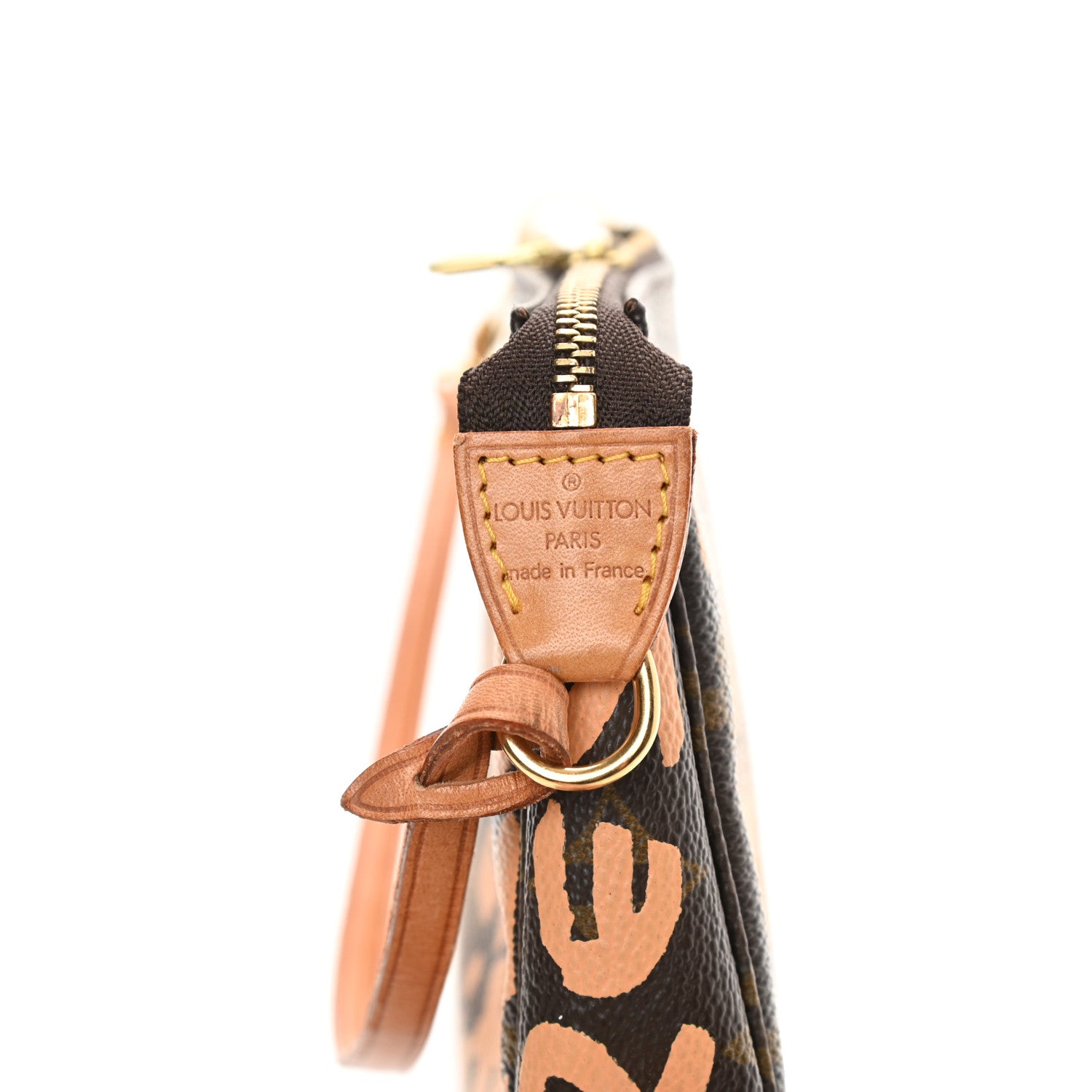 Louis Vuitton Monogram Graffiti Pochette Accessories Peach 6 of 14