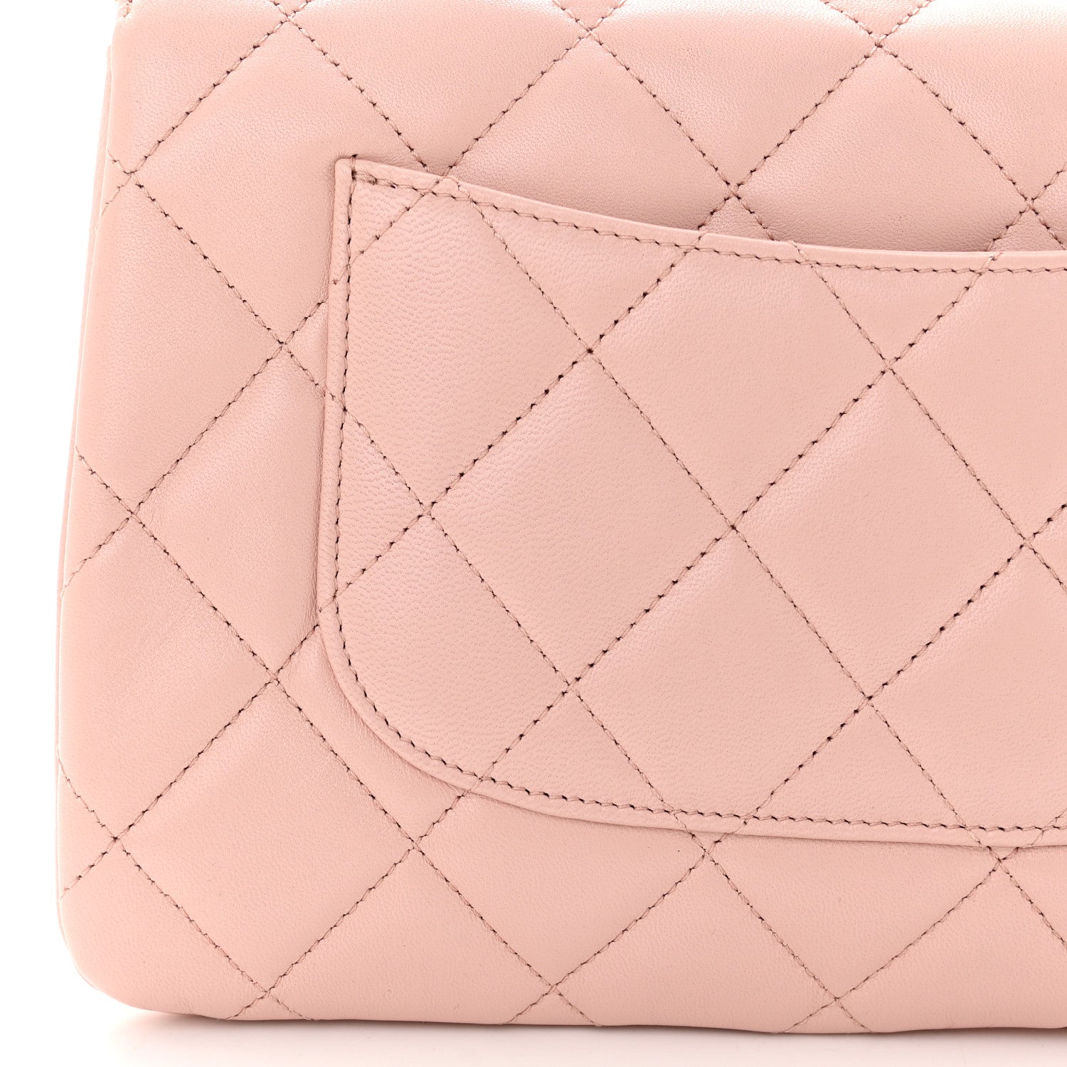 Chanel Lambskin Quilted Small Trendy Chain CC Flap Dual Handle Bag Light Pink 14 of 15