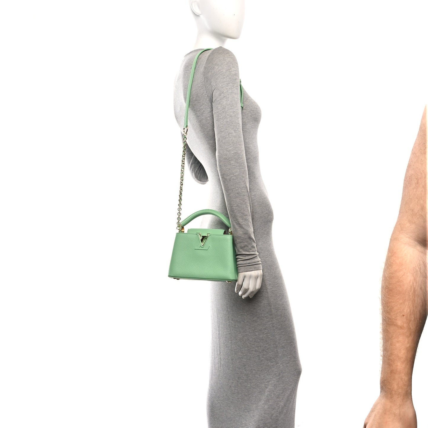 Taurillon Mini Capucines Vert Pomme