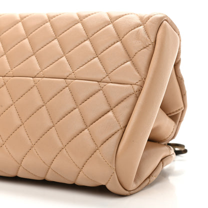 Chanel Lambskin Quilted Medium Just Mademoiselle Beige 10 of 11