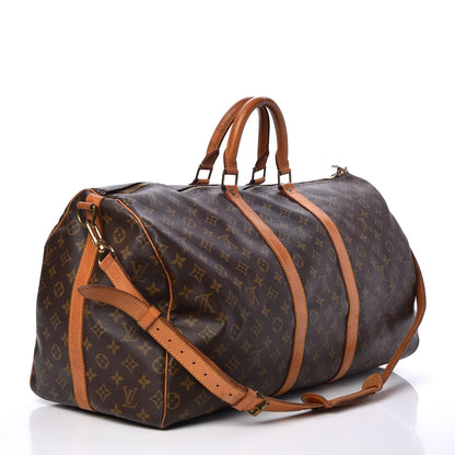 Louis Vuitton Monogram Keepall Bandouliere 55 3 of 17