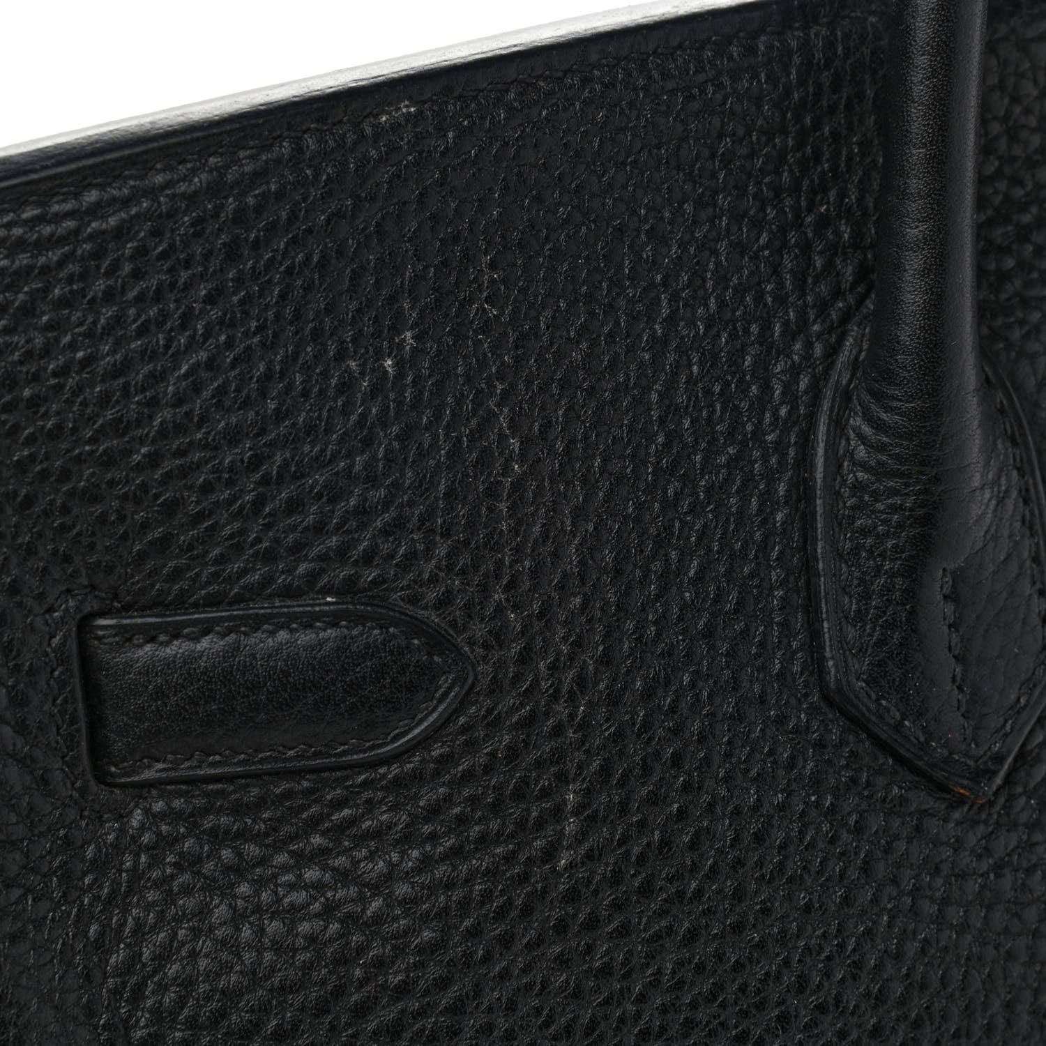 Hermes Taurillon Clemence Birkin 35 Black 12 of 15