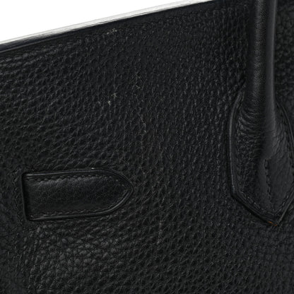 Hermes Taurillon Clemence Birkin 35 Black 12 of 15