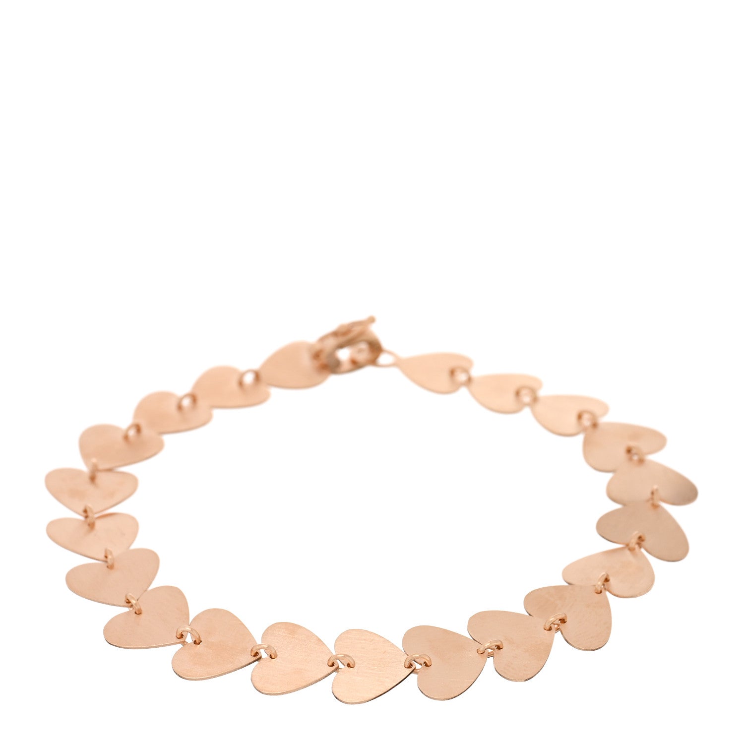 Irene Neuwirth 18K Rose Gold Small Classic Love Link Bracelet 1 of 4
