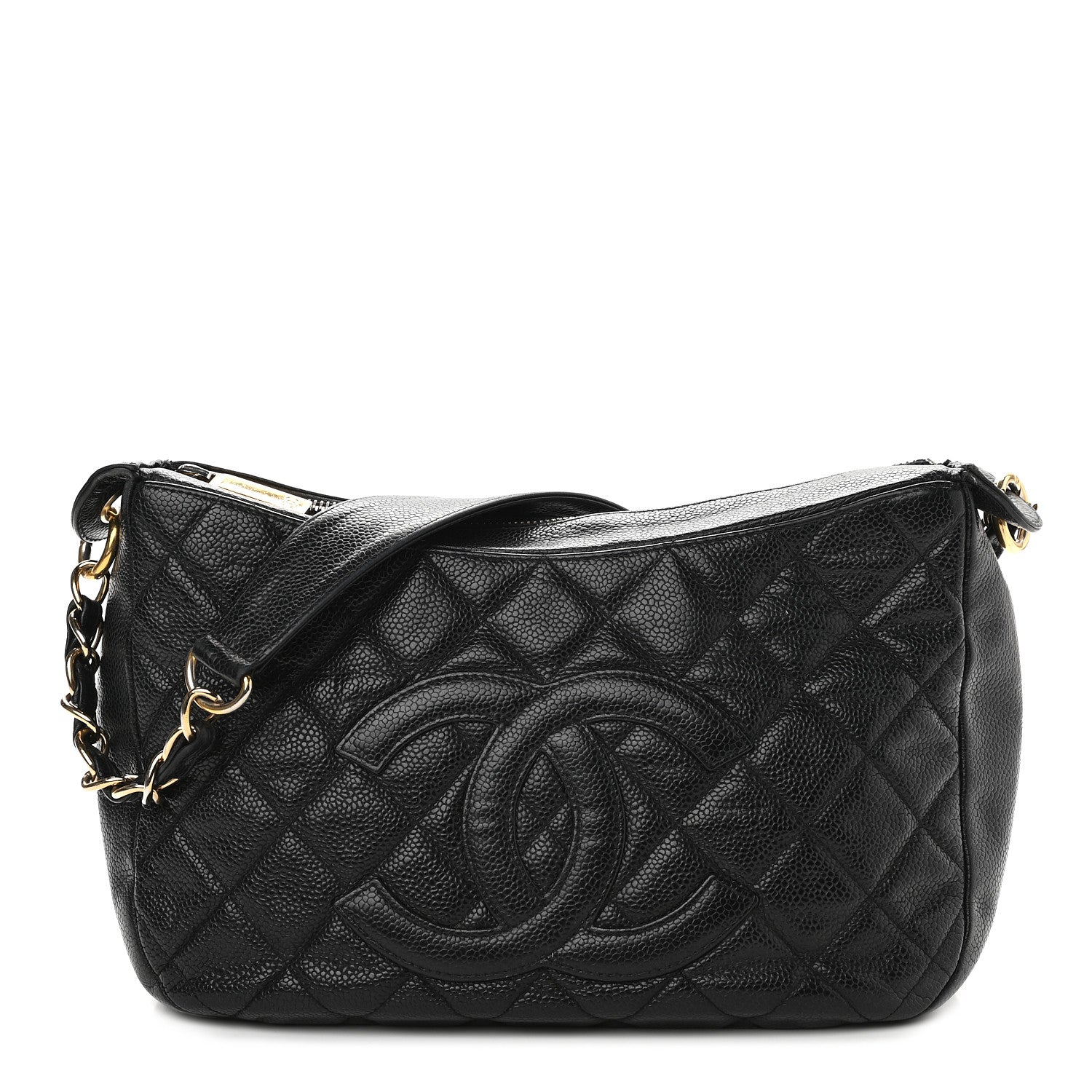 Chanel Caviar Quilted Timeless CC Shoulder Bag Black 1 of 11