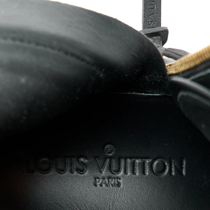 Louis Vuitton Calfskin Punchy Karakoram Sneaker Boots 37.5 Black 8 of 9