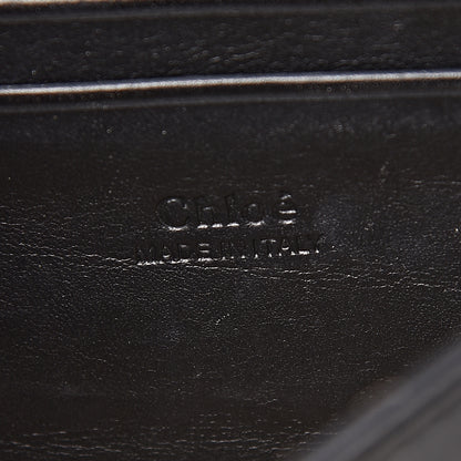 Chloe Suede Calfskin Mini Faye Shoulder Bag Black 6 of 22
