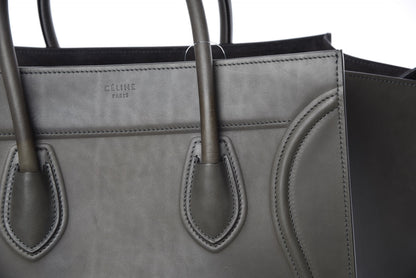 Celine Smooth Calfskin Medium Phantom Luggage Grey 17 of 18