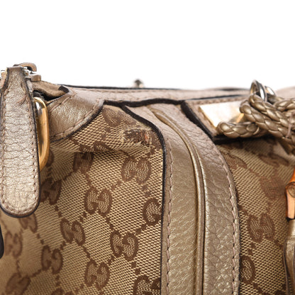 Gucci Monogram Medium Bella Tote Gold 15 of 20