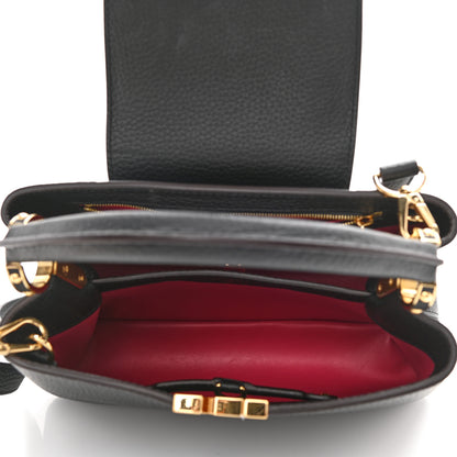 Louis Vuitton Taurillon Capucines BB Black 5 of 7