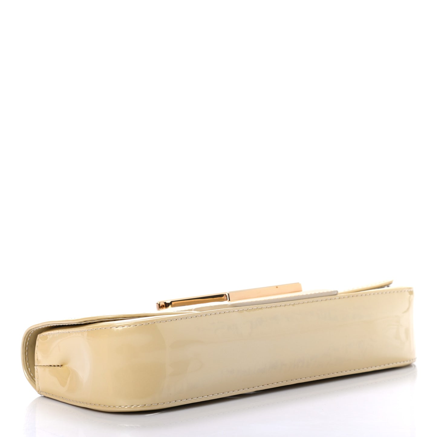 Patent Sobe Clutch Blanc Corail
