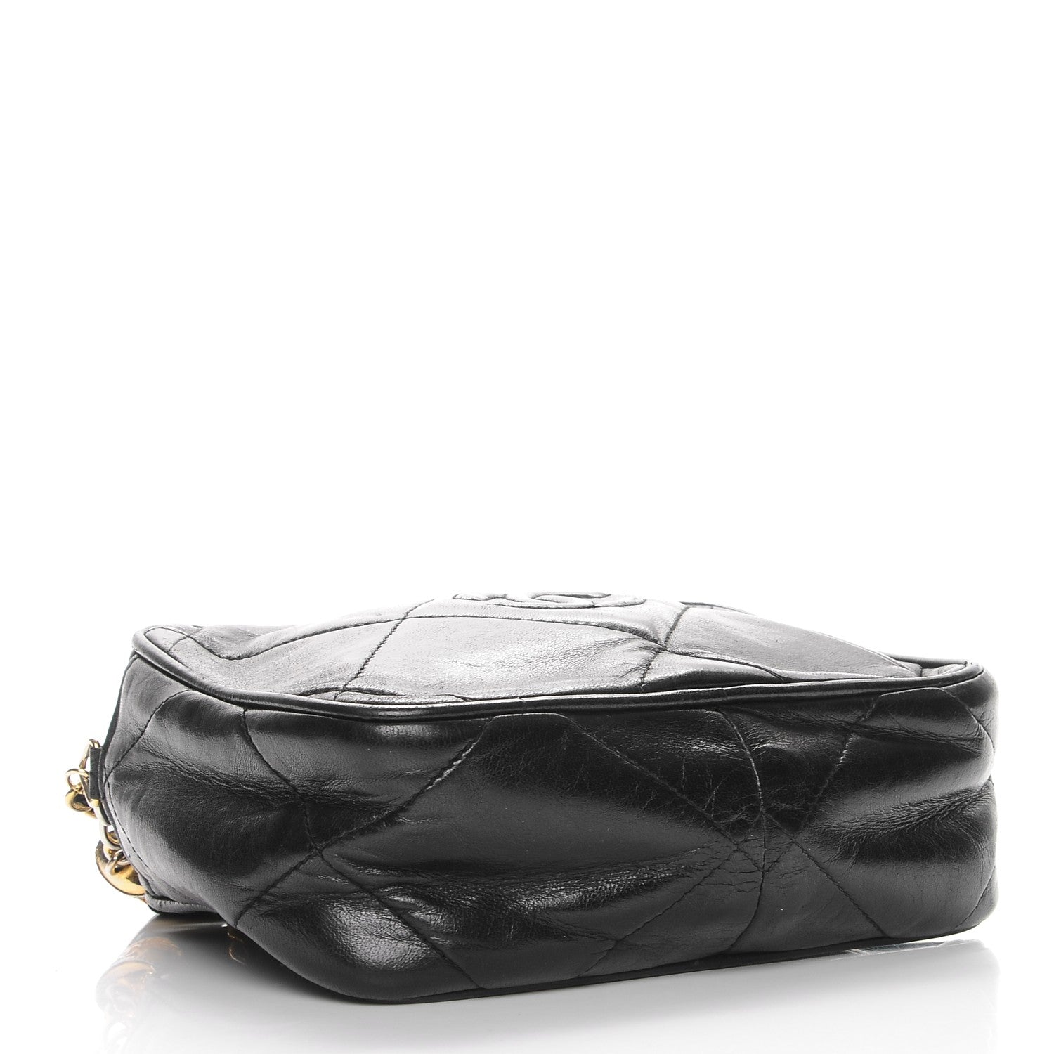 Chanel Lambskin Quilted Tassel Camera Case Black 4 of 15