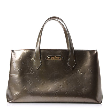 Louis Vuitton Vernis Wilshire PM Gris Art Deco 1 of 14