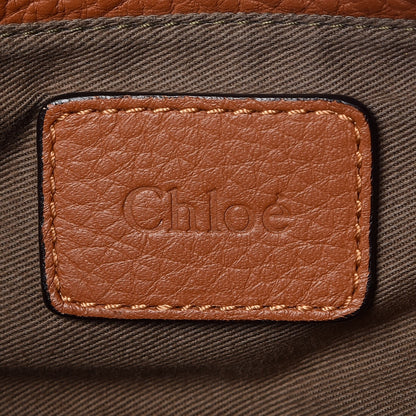 Chloe Calfskin Medium Marcie Satchel Tan 8 of 14