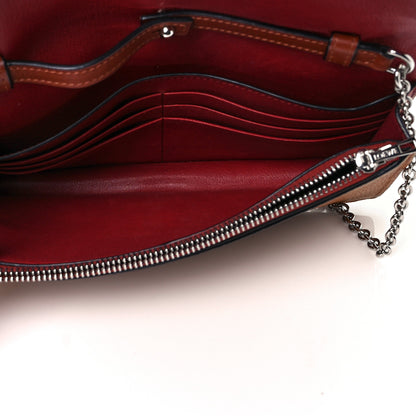 Loewe Grained Calfskin Chain Wallet Caramel Pecan 5 of 8