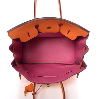 Hermes Swift Horseshoe Birkin 35 Orange 7 of 40