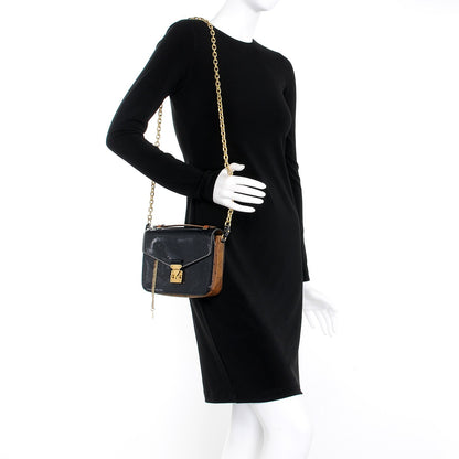 Louis Vuitton Shiny Epi Reverse Monogram Pochette Metis Mini Marine 2 of 8