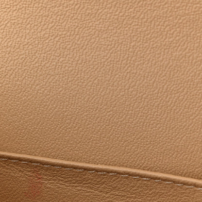 Chanel Lambskin Quilted Medium Double Flap Beige 11 of 12