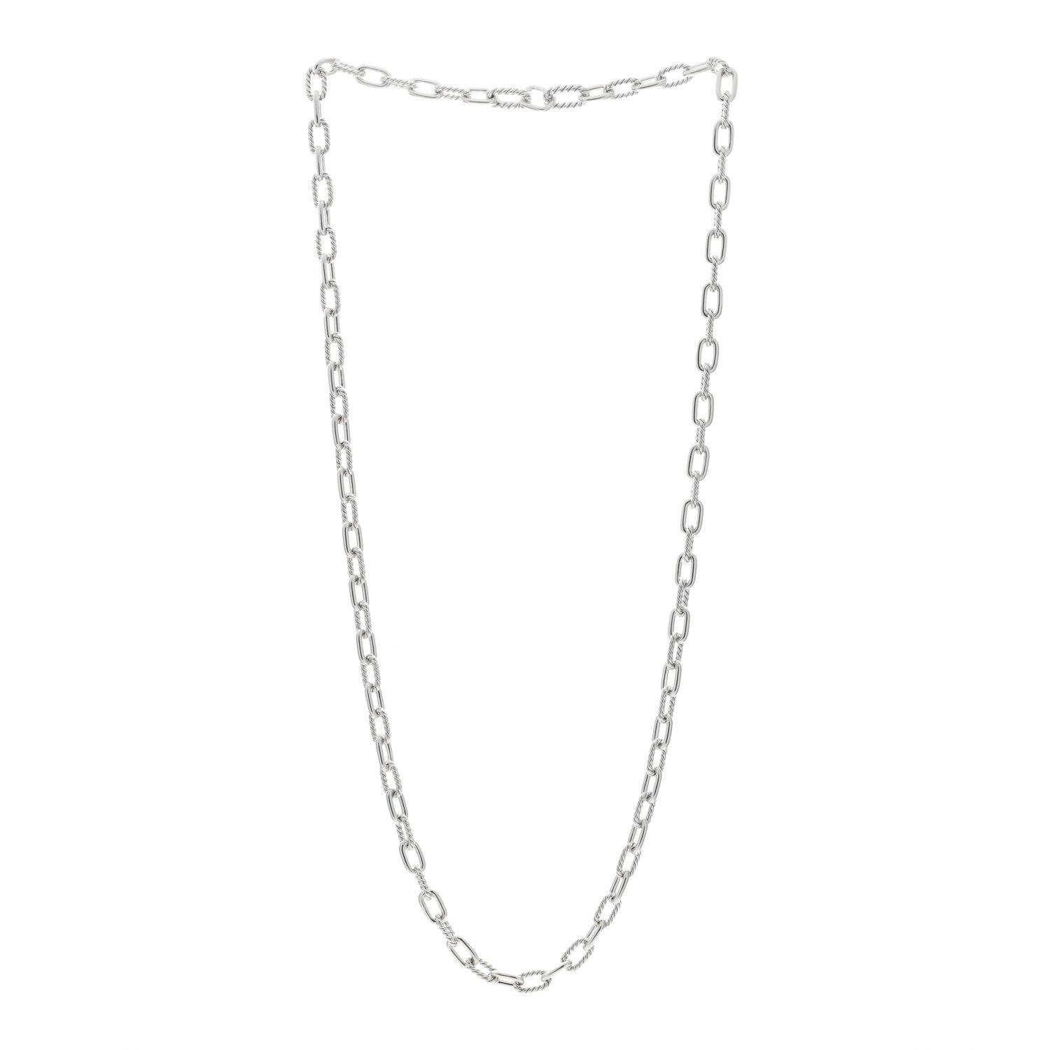 David Yurman Sterling Silver 8.5mm Madison Chain Necklace 36" 2 of 4