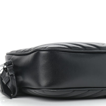 Saint Laurent Calfskin Matelasse Monogram Lou Camera Bag Black 8 of 12