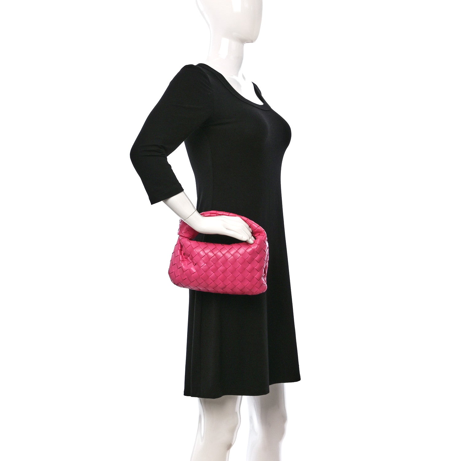 Bottega Veneta Nappa Intrecciato Mini Jodie Pink 2 of 10